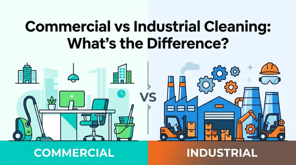 Commercial vs Industrial Cleaning: What's the Difference?