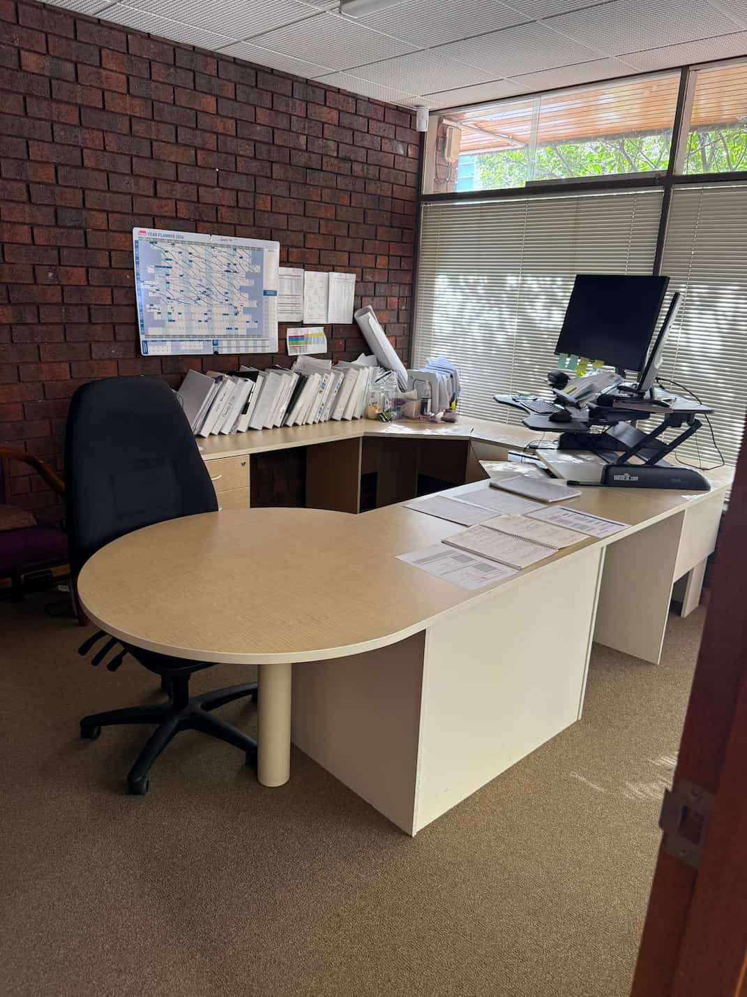 Clean office workstation after Zenith office cleaning in Adelaide